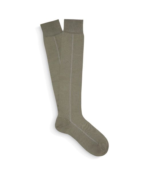 Zegna Green Mid-calf Socks for men