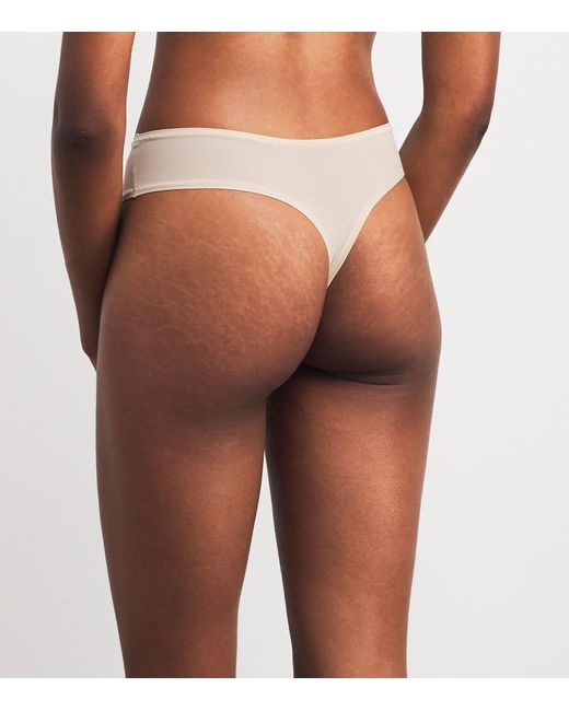 Skims White Fits Everybody Thong