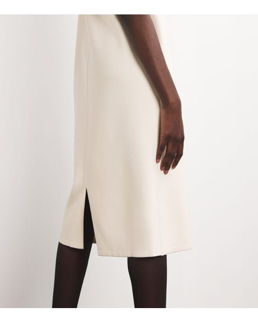 The Row White Hirma Midi Dress