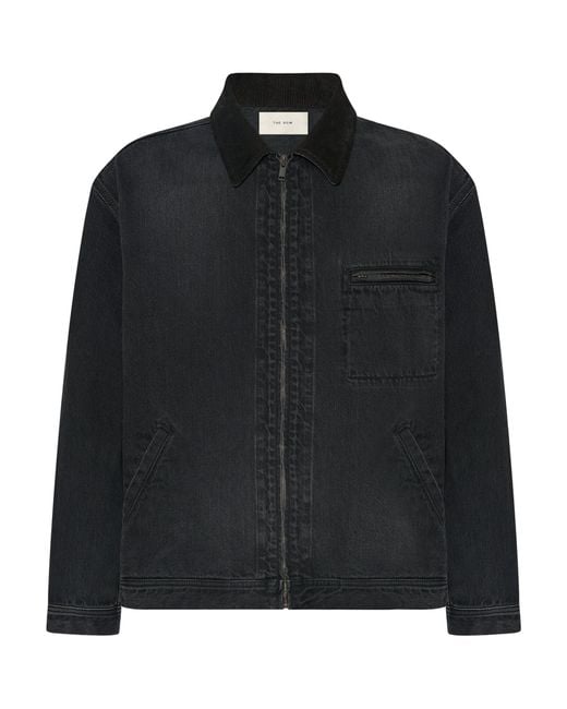 The Row Black Tarquin Denim Jacket for men