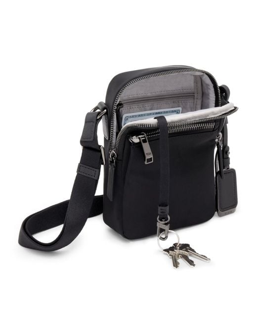 Tumi Black Nylon Voyageur Persia Cross-Body Bag