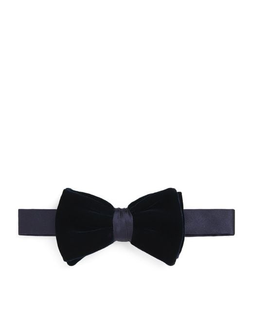 Giorgio Armani Black Velvet Bow Tie for men