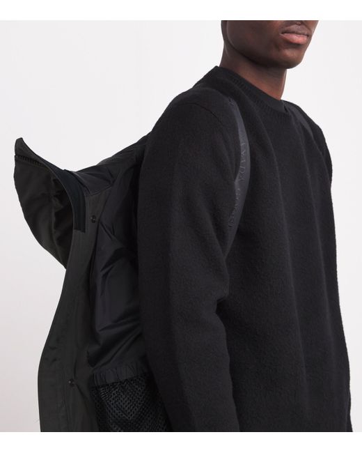Canada Goose Black Quilted Macmillan Parka Jacket for men