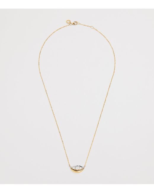 L'Atelier Nawbar Metallic Mixed And Diamond Salvatore Lot N*93 Necklace