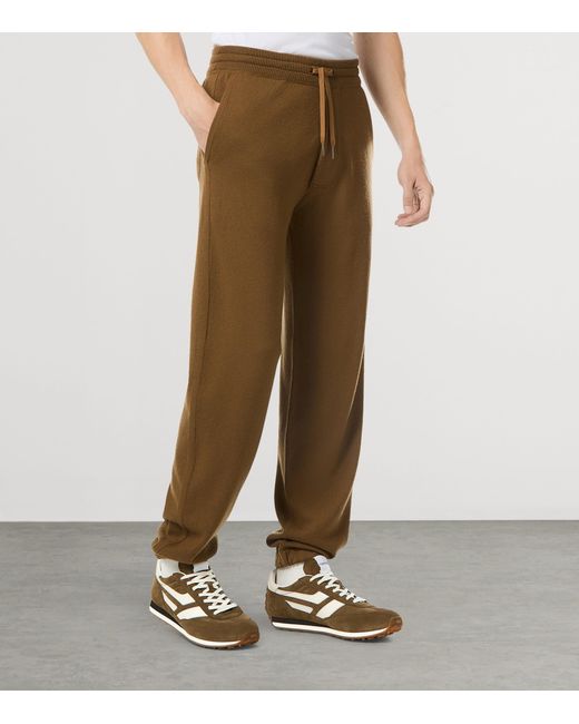 Tom Ford Brown Cashmere-Wool Drawstring Sweatpants for men