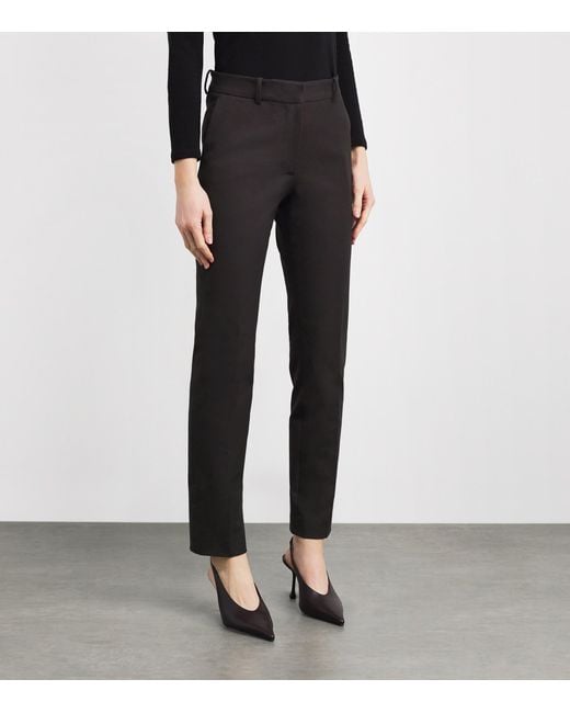Joseph Black Gabardine Coleman Slim Trousers