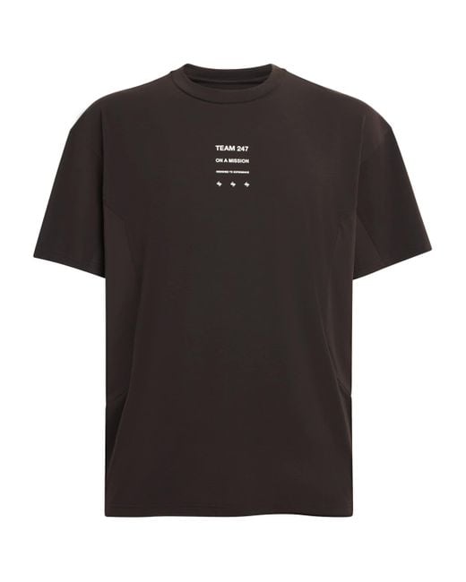 REPRESENT 247 Black 247 Uprising Oversized T-Shirt for men