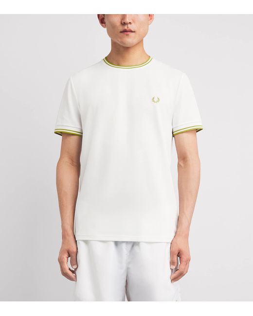 Fred Perry White Tennis T-Shirt for men