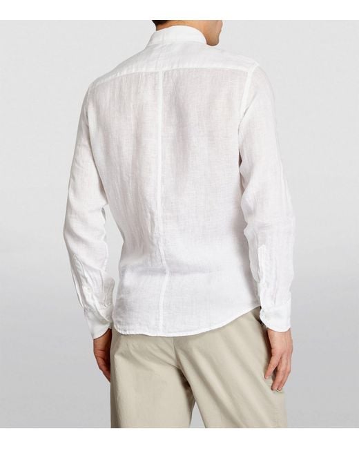 Jacob Cohen White Linen Shirt for men
