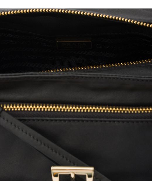 Prada Black Leather Explore Shoulder Bag