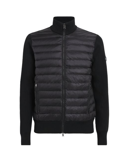 Bogner Black Zisco Hybrid Jacket for men