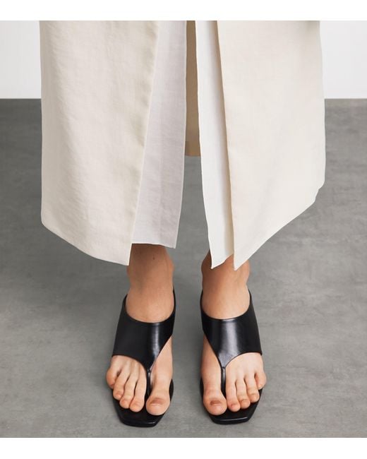 Khaite White Double-Layered Midi Skirt