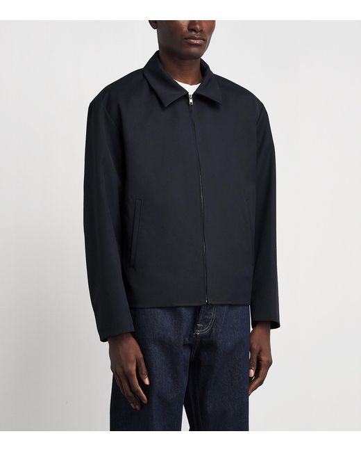 Sandro Blue Lightweight Zipped Jacket for men