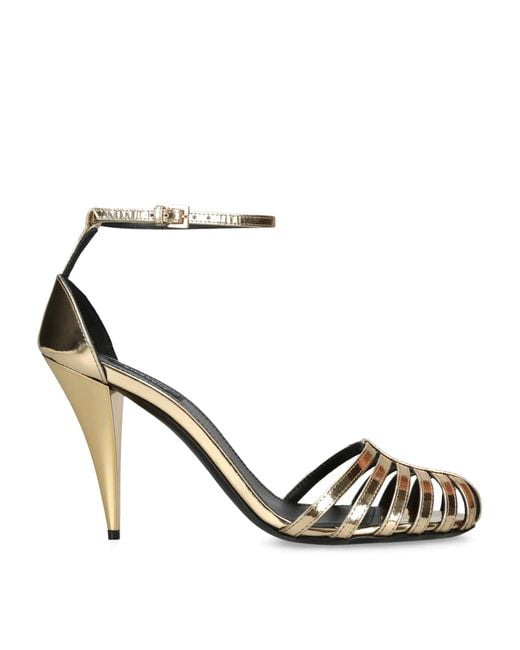 Givenchy Metallic Cage Sandals 95