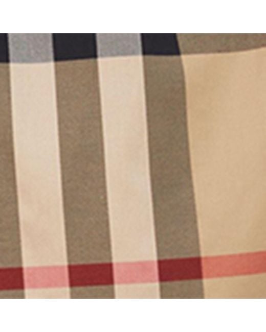 Burberry Natural Cotton Check Trousers