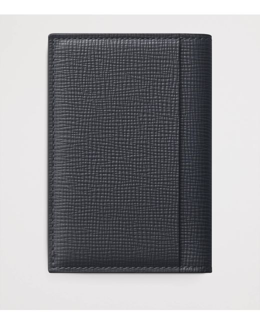 Cartier Blue Leather Losange Bifold Card Holder for men
