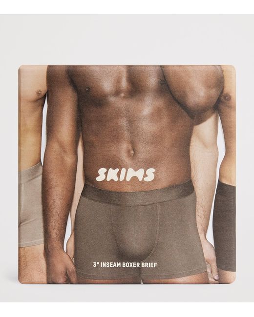 Skims Purple Stretch Boxer Briefs for men