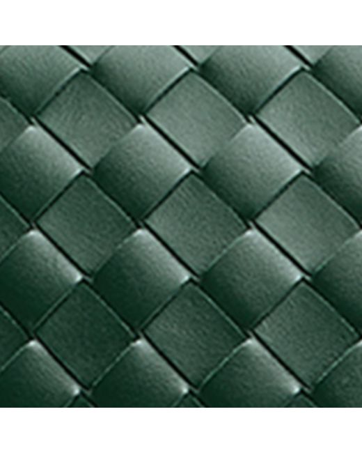 Bottega Veneta Green Leather Intrecciato Holdall for men