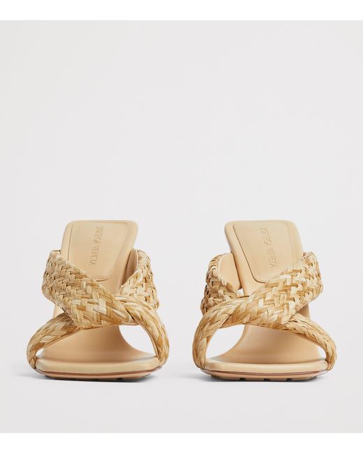 Bottega Veneta Natural Raffia Riva Mules 50