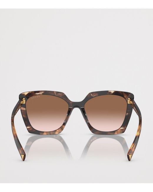 Prada Brown Square Sunglasses