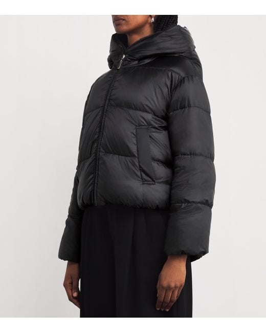 Max Mara Black Reversible Quilted Jacket