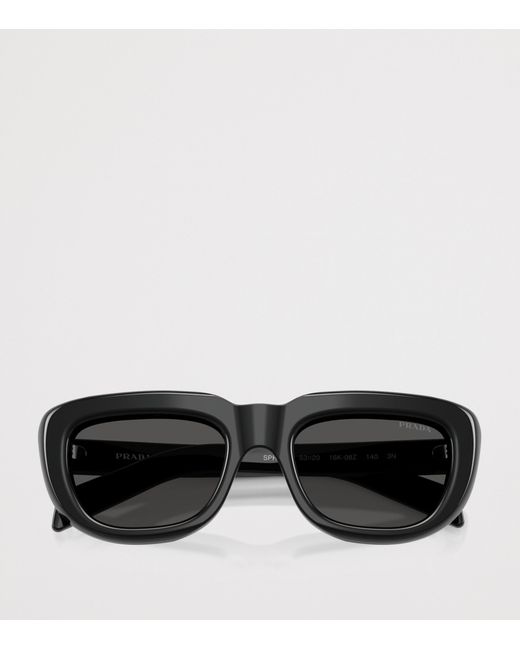 Prada Black Pr D07S Rectangle Sunglasses