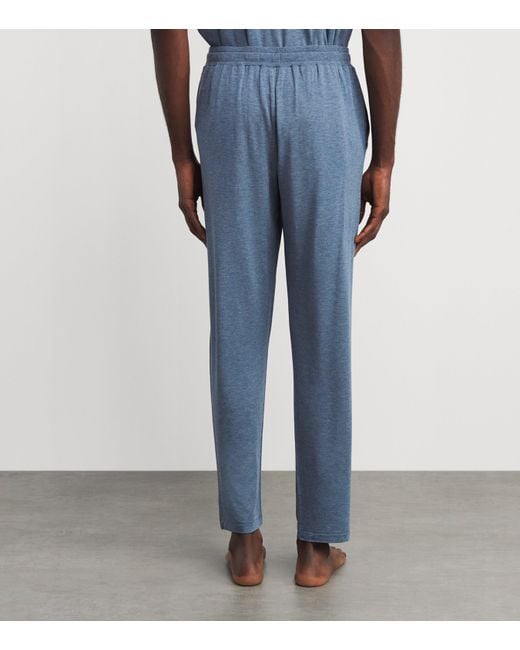 Hanro Blue Casuals Lounge Trousers for men