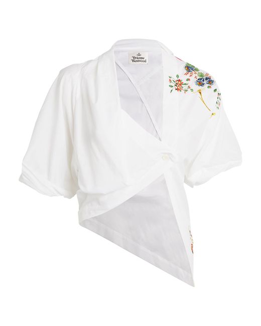 Vivienne Westwood White Cotton Natalia Shirt