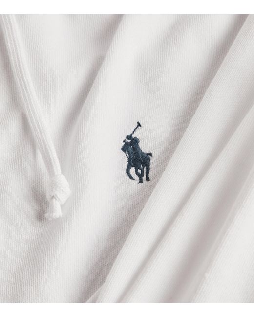 Polo Ralph Lauren White Cotton Zip-up Hoodie for men