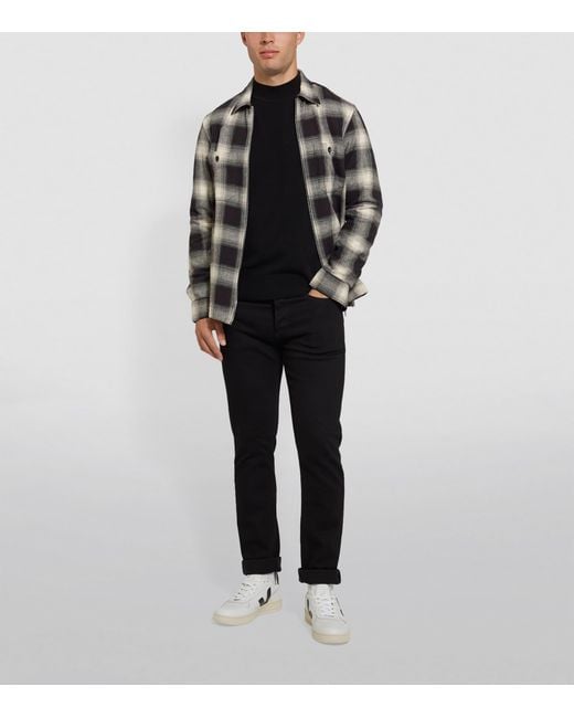 Sandro Black Stretch Slim Jeans for men