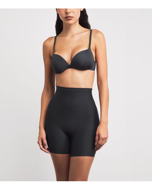 Skims Gray Core Sculpt Mid-Waist Shorts