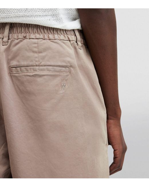 AllSaints Natural Troy Shorts for men