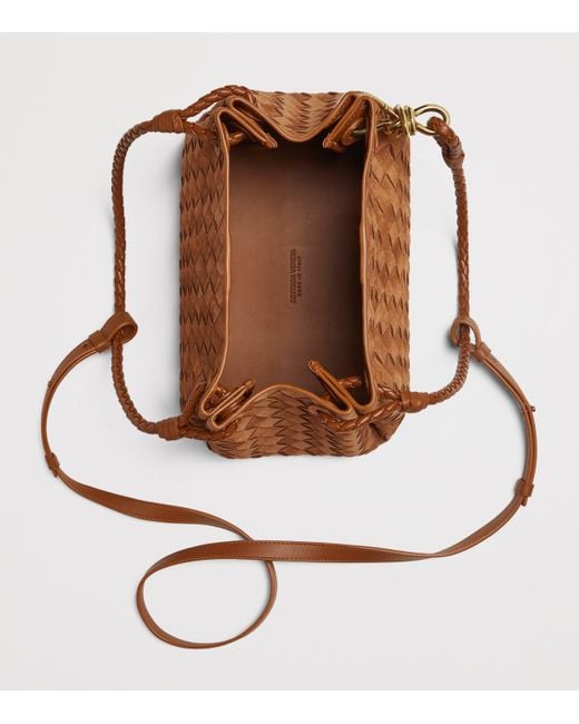 Bottega Veneta Brown Leather Parachute Shoulder Bag