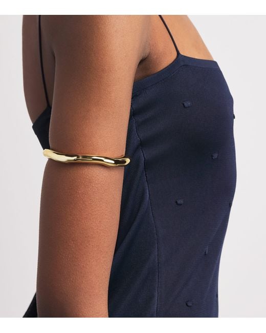 Alexis Blue Large-Plated Molten Bangle
