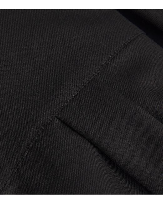 Represent Black Zip-Up Overshirt for men