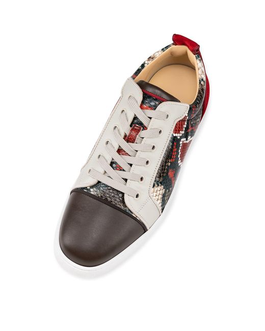 Christian Louboutin Men's Louis Junior Orlato Low-Top Sneakers