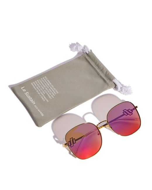 Le Specs Pink Metamorphosis Sunglasses