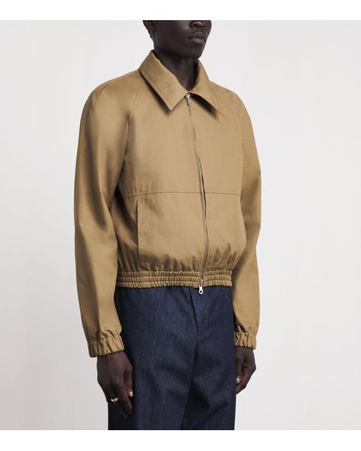 Dries Van Noten Natural Twill Bomber Jacket for men
