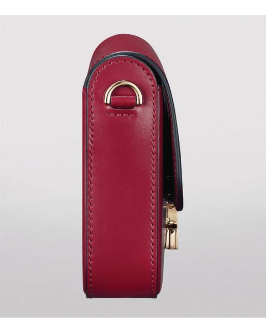 Cartier Red Mini Leather C De Chain Bag