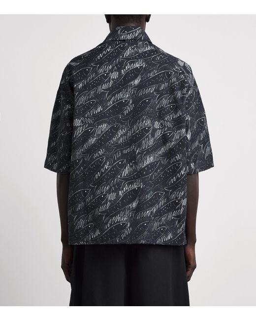 Jacquemus Black Cotton Rio Shirt for men
