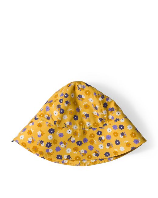 Miu Miu Yellow Cotton Floral Bucket Hat