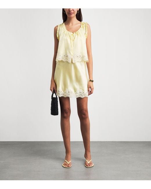 Doen Natural Silk Giulietta Mini Skirt