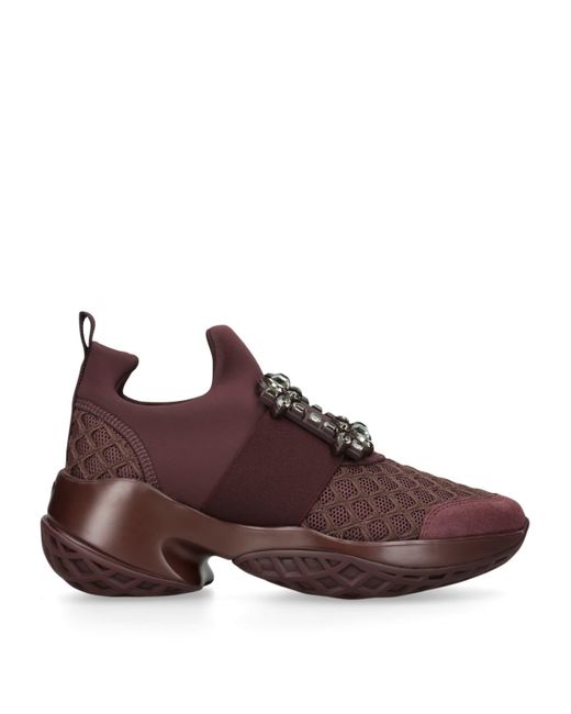 Roger Vivier Brown Viv' Run Sneakers