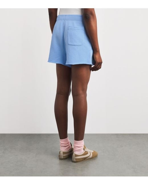 Polo Ralph Lauren Blue Fleece Cut-Off Shorts