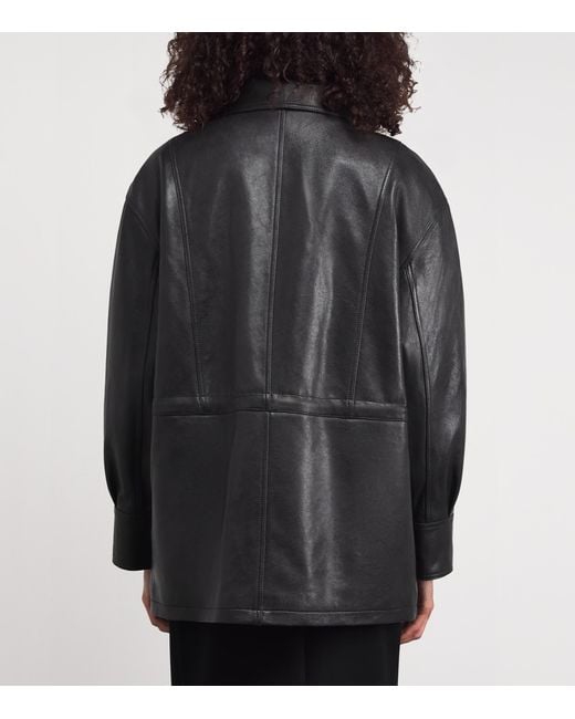 Arma Black Leather Maeve Jacket