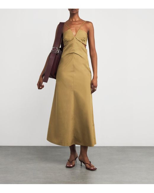BITE STUDIOS Natural Organic Cotton Aquilone Maxi Dress