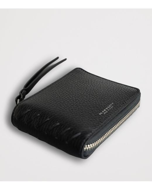 Alan Scott Black Deerskin Wallet for men