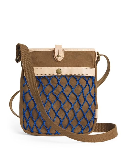 Barbour Blue X Paul Smith Loves Cross-Body Bag for men