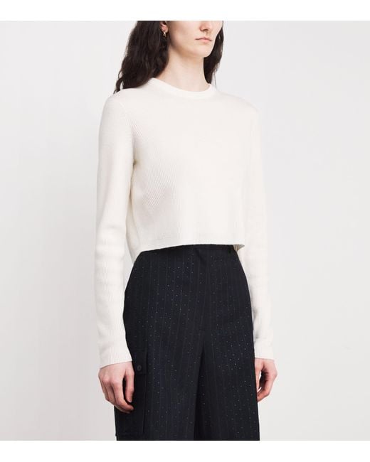 Maje White Wool Sweater