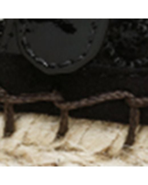 Alaïa Black Net Platform Espadrilles